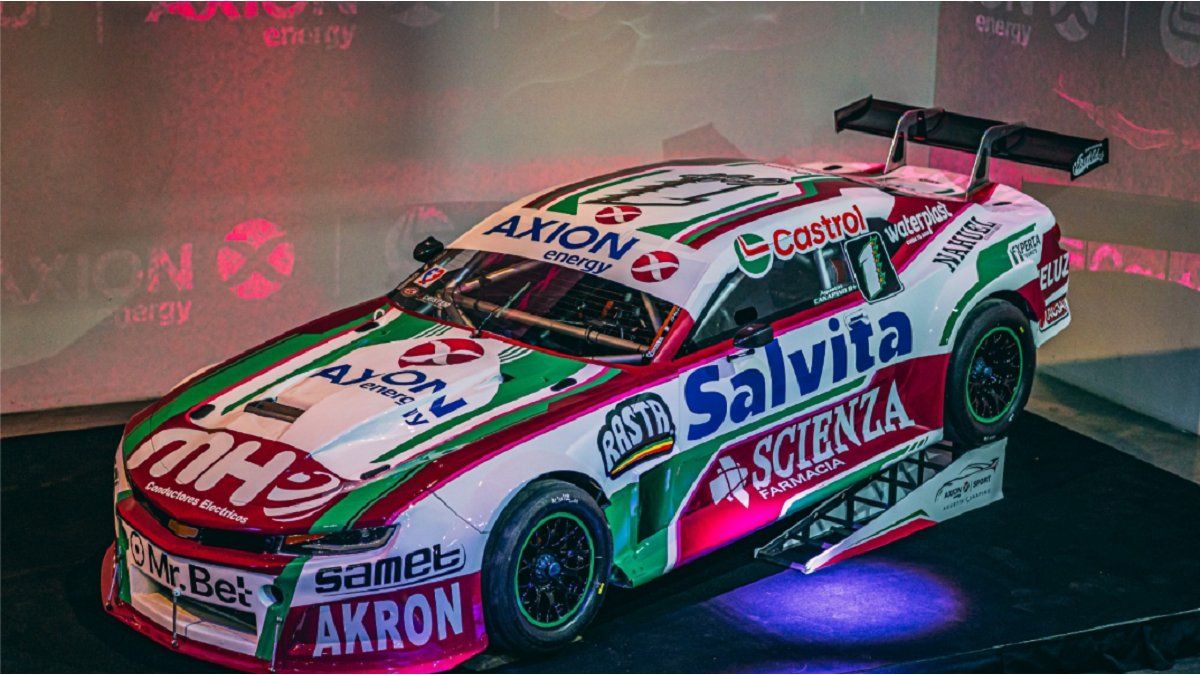 Agustín Canapino presentó su nuevo auto para el Turismo Carretera junto ...