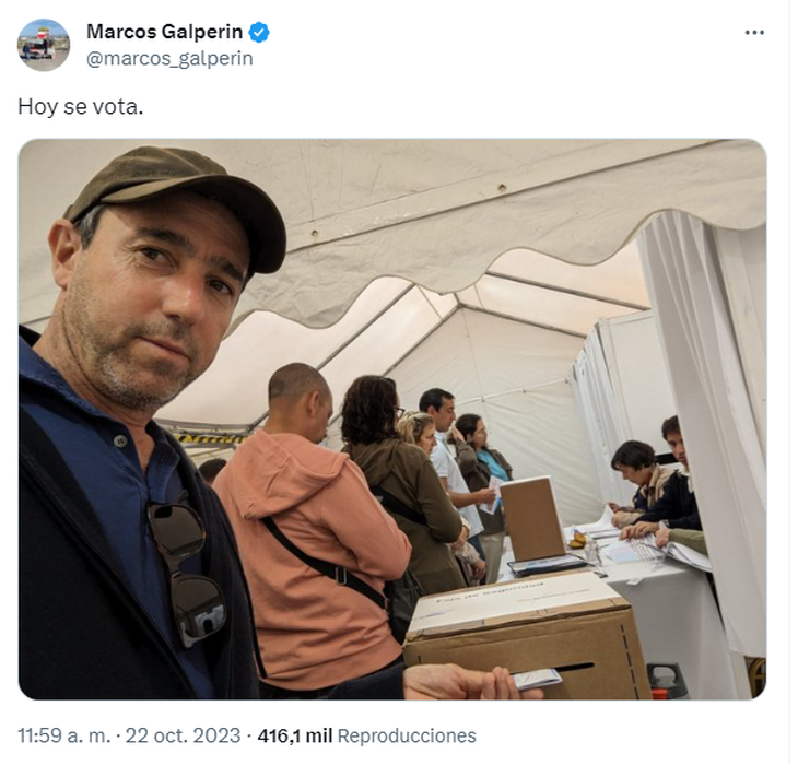 El mensaje del empresario en sus redes. El mensaje del empresario en sus redes.