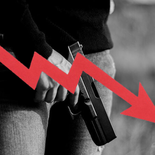 Homicidios dolosos a la baja en México.