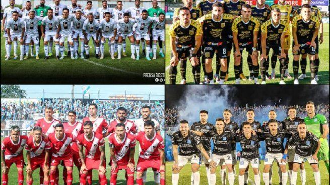 Almirante Brown, Deportivo Maipú, Deportivo Riestra y Estudiantes de Rio Cuarto, los cuatro semifinalistas.