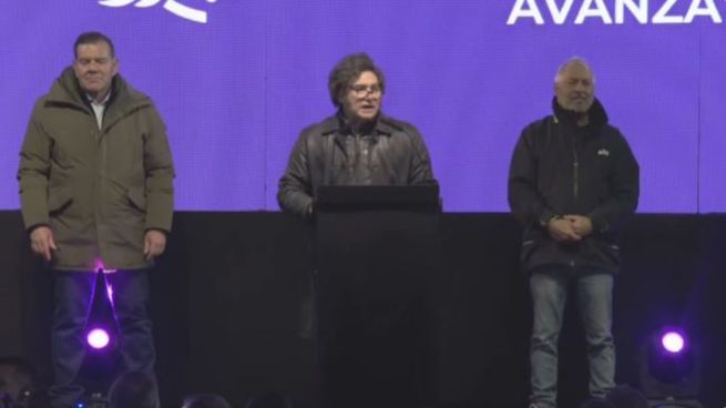 Javier Milei cierra la campaña libertaria en Moreno.
