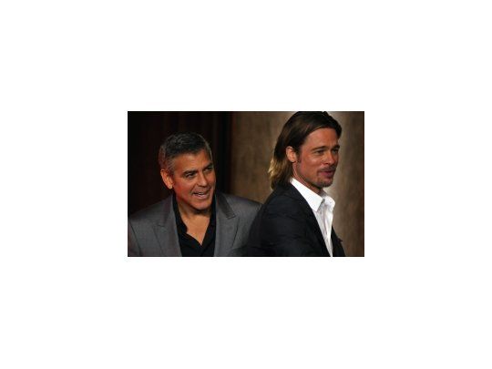 George Clooney y Brad Pitt