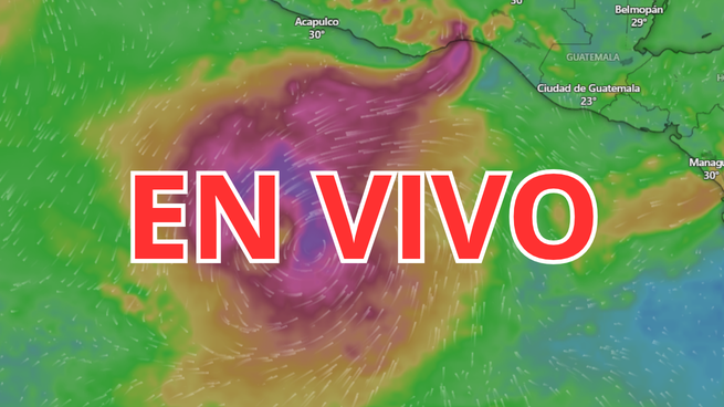 Trayectoria en vivo de la tormenta tropical Vance.
