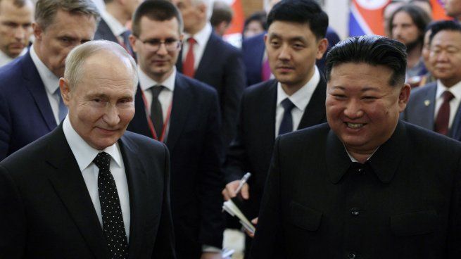 Putin y Kimg Jong-un firmaron un tratado de asociación militar mutua y estratégica.
