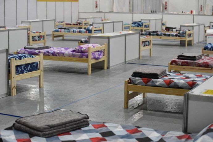 Centro de aislamiento COVID-19 Costa Salguero.