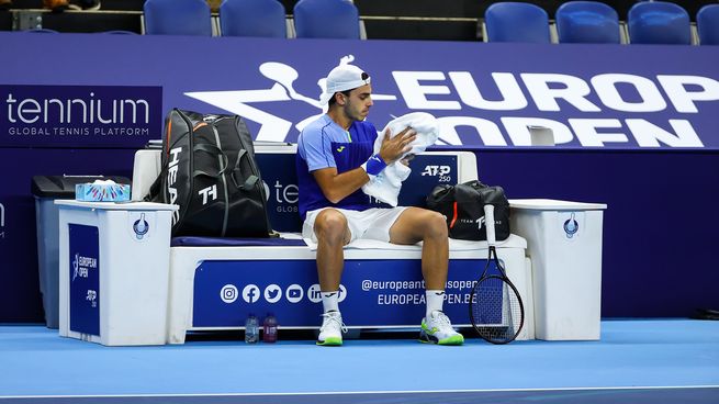 Cerúndolo volvió a caer con Thiem, esta vez en Amberes.