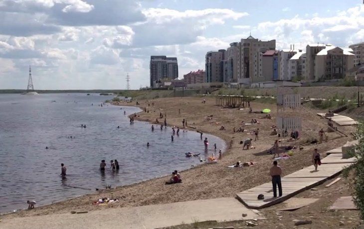 La temperatura media alcanzó allí hasta 10°C por encima de las normales de temporada en junio.