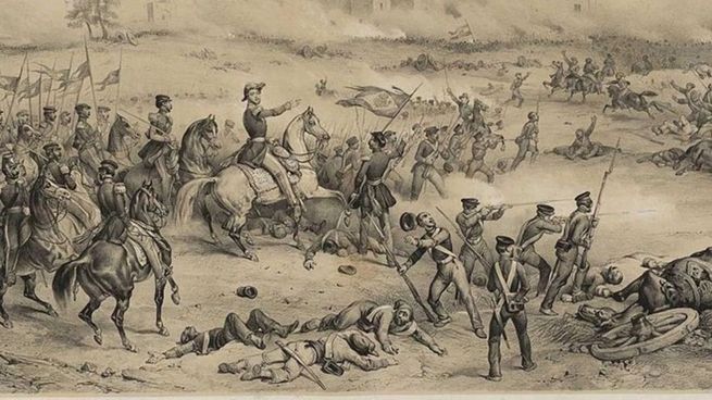 El enfrentamiento de 1852 terminó con la caída del poder político de Juan Manuel de Rosas.&nbsp;