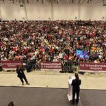 La mandataria federal detalló los proyectos prioritarios para la región durante un masivo encuentro ciudadano en Tijuana junto a la gobernadora Marina del Pilar Ávila.