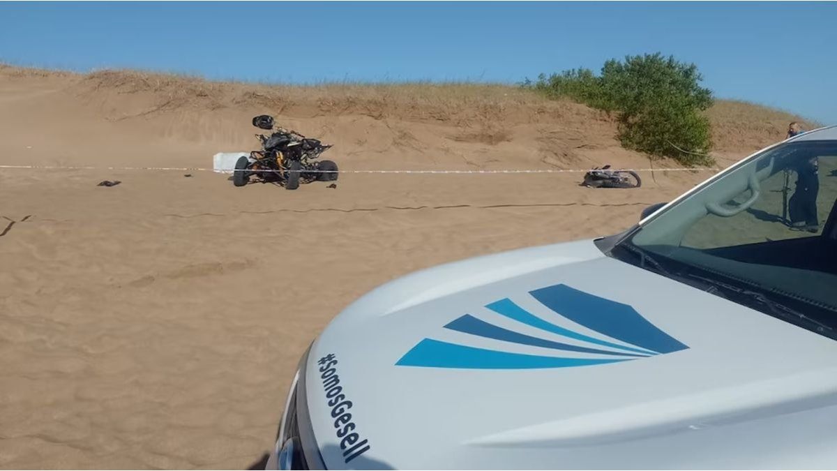 Tragedy on the Atlantic Coast: a motorcyclist died on the beach after colliding with a quadricycle