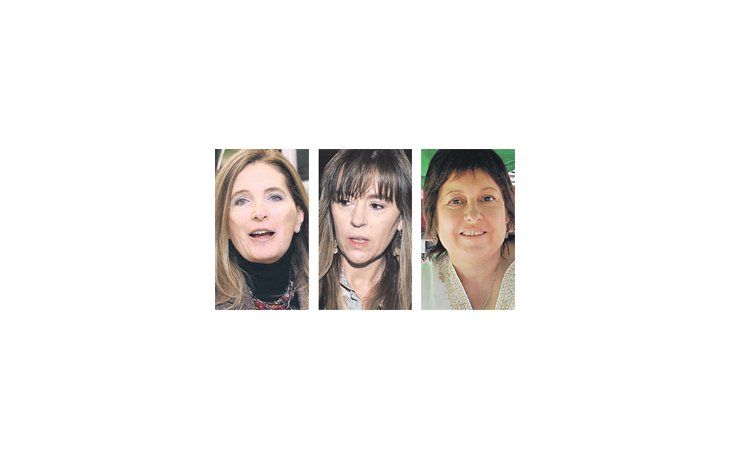 Carmen Polledo, Juliana Di Tullio, Graciela Ocaña