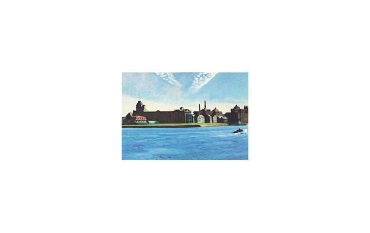 ámbito.com | ”Blackwell Island”, de Edward Hopper, óleo sobre tela de 87 x 150 cm, es la estrella de las obras que presentan las subastas norteamericanas. Está estimado en 15/20 millones de dólares.