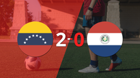 con dos goles, venezuela se impuso a paraguay en la casa blanca