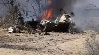 La avioneta cayó en una zona agrícola cercana a la ciudad de Nasca.
