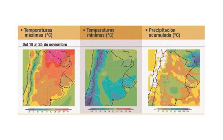 Lluvias fuertes, viento y más calor