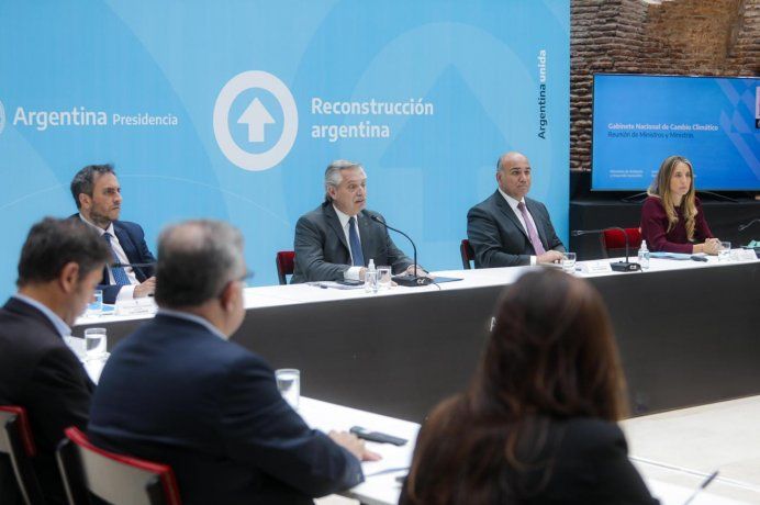 Alberto Fernández encabezó reunión del Gabinete del Cambio Climático: 