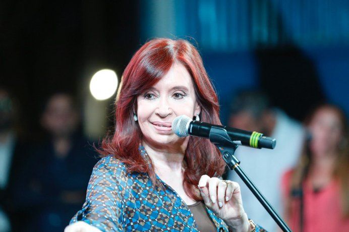 Cristina Fernández de Kirchner durante la asunción de Ferraresi.&nbsp;