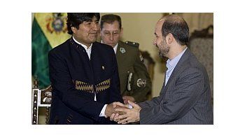 Evo Morales se reunió con el ministro de industria y minería Iraní, Ali Akbar Mehravian