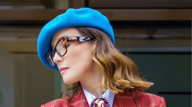 El llamativo look de Natalia Oreiro para la presentación de su nueva película.