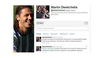 Gracias por no reprocharme nada, escribió Demichelis en Twitter.
