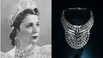 El collar de 673 diamantes fue diseñado en la década de 1930 para la reina Nazli de Egipto.