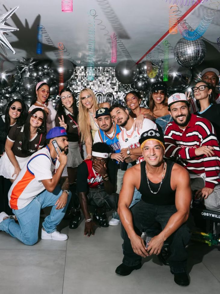 La fiesta de Vinicius Junior junto a sus familiares y amigos.