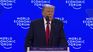 El presidente Donald Trump en Davos. 