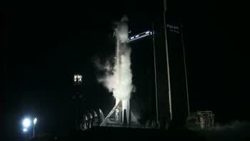 spacex: lanzan otra historica mision hacia la estacion espacial internacional