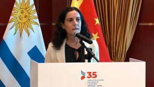 La ministra de Economía y Finanzas, Azucena Arbeleche, destacó la posibilidad de que inversores chinos apuesten al país.