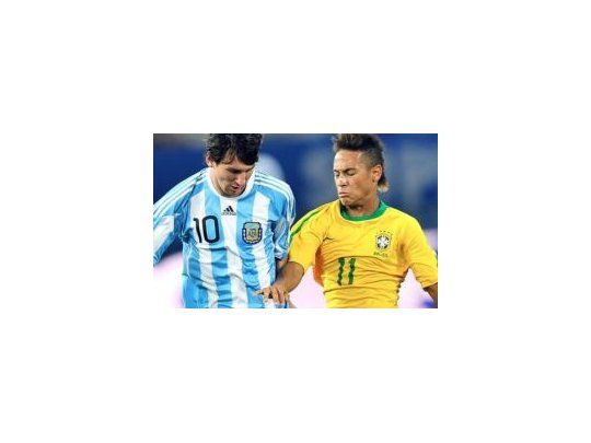El argentino y el brasileño. Uno en Barcelona y el otro cerca del Madrid.