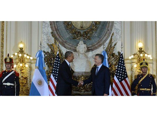 Barack Obama y Mauricio Macri