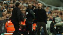Enojo. Josep Guardiola, enfurecido con Eddie Howe, entrenador de Newcastle.&nbsp;