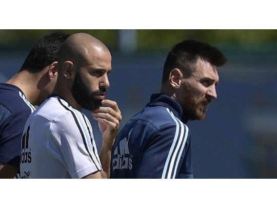 Messi y Mascherano, en la Selección.