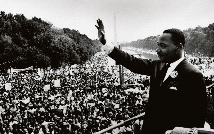 Luther King. “Tengo un sueño”, el famoso discurso del líder negro.