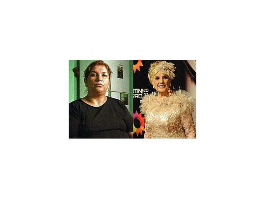 Lina Rosa Díaz y Mirtha Legrand