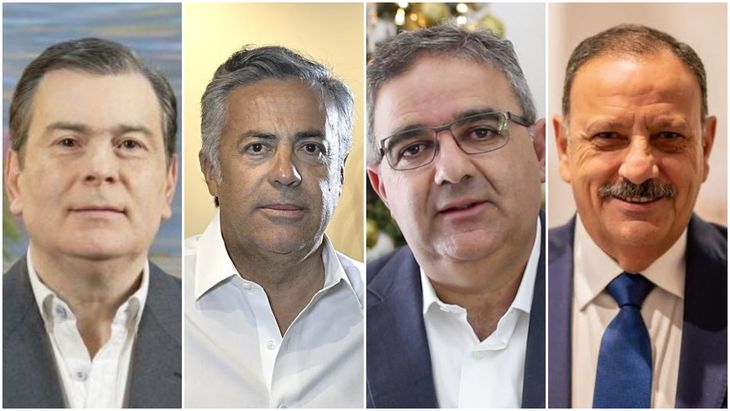 Los que ganaron sin desdoblar: Gerardo Zamora, Alfredo Cornejo, Raúl Jalil y Ricardo Quintela. Los que ganaron sin desdoblar: Gerardo Zamora, Alfredo Cornejo, Raúl Jalil y Ricardo Quintela.