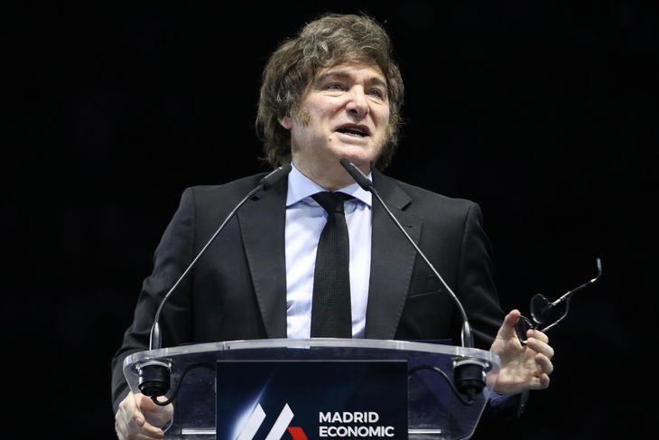 Milei, de gira por Europa. Milei, de gira por Europa.