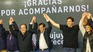 El gobernador Sadir festejó pasadas las 22. 