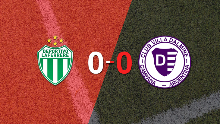 Laferrere y Villa Dálmine no se hicieron daño y empataron sin goles