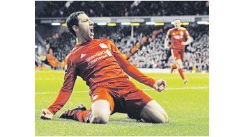 Liverpool perdía como local ante Blackburn Rovers, pero apareció Maxi Rodríguez para evitar la derrota.