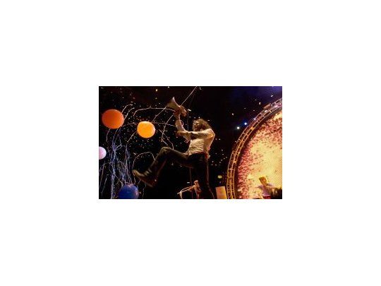 Wayne Coyne y su carisma.