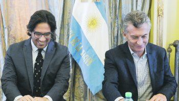 Mauricio Macri y Germán Garavano. El acuerdo con la Justicia por Ganancias incluye gravar algunos ítems de los salarios de quienes ingresaron al Poder Judicial después de 2017. La clave: evitar el 35 %.