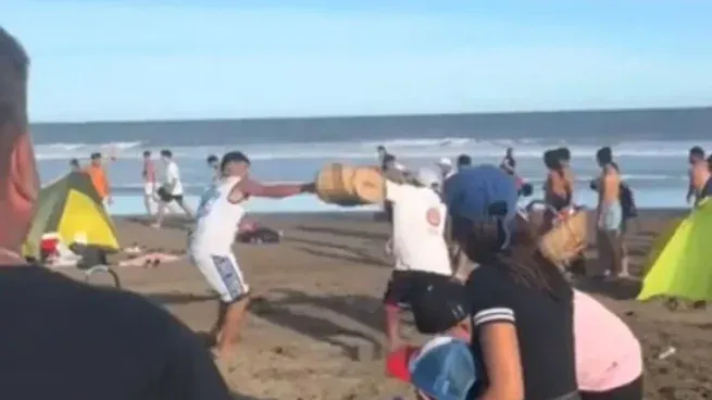 Vendedores de churros, a los golpes en Villa Gesell