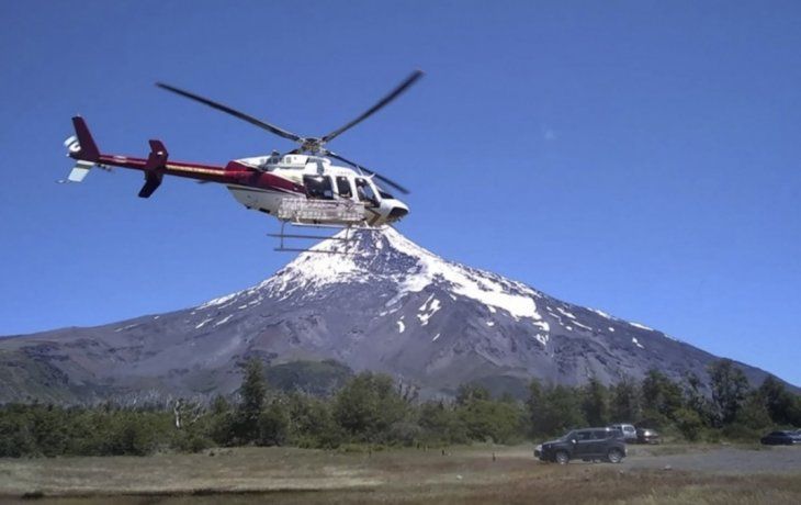 Rescate en el Volcán Lanín.