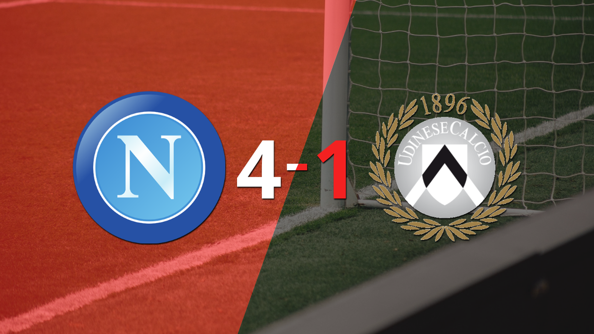 Napoli Sentenció Con Goleada 4-1 A Udinese