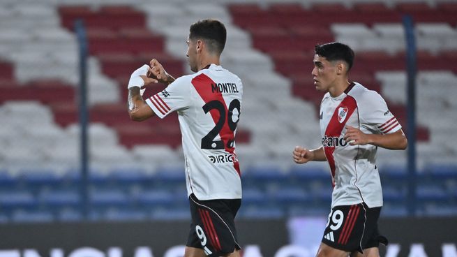 River se impuso a Millonarios gracias al gol de Gonzalo Montiel.