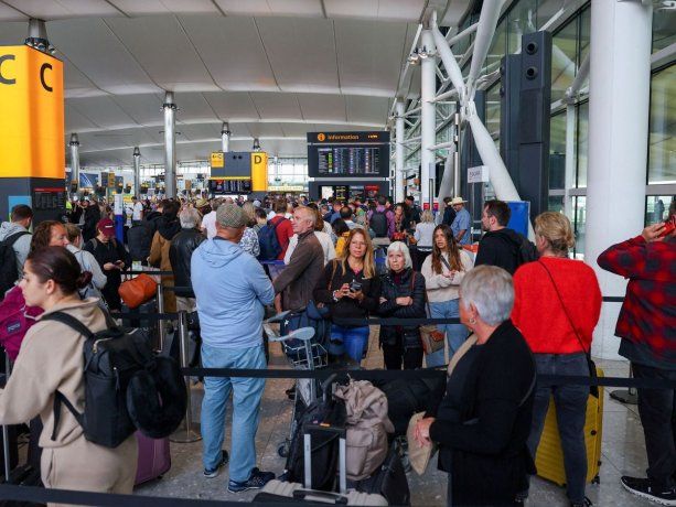 Numerosos aeropuertos fueron afectados por el ciberataque.