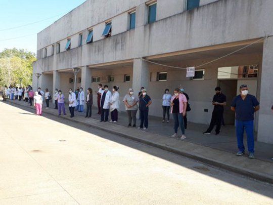 La emotiva despedida del médico Duré en Chaco.