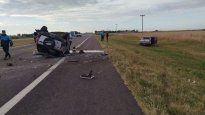 Un brutal accidente en la ruta dos terminó con la vida de un joven.