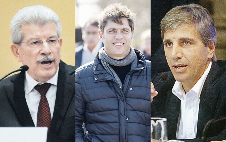 Juan Carlos Fábrega,&nbsp;Axel Kicillof y&nbsp;Luis Caputo.